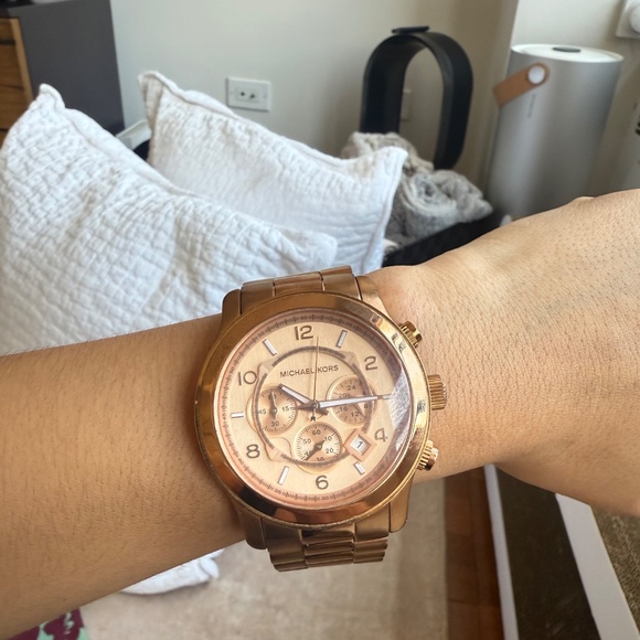 Michael Kors Tortoise Acrylic Brown Dial Ladies Watch MK4130 Quartz Untested Michael Kors Ritz Brown Dial Chronograph Tortoise Acetate  main image 2